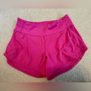 Women's Pink Lululemon Athletic Shorts